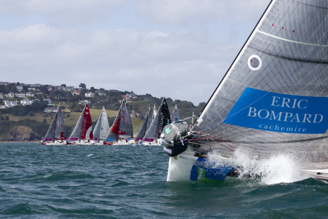 2015, DEPART, ERIC BOMPARD, ETAPE 4, FIGARO, SOLITAIRE DU FIGARO 2015, VOILE