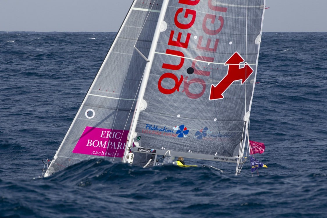 2015, ERIC BOMPARD, ETAPE 1, FIGARO, GROUPE QUEGUINER, LEUCEMIE ESPOIR, SOLITAIRE DU FIGARO 2015, VOILE, YANN ELIES