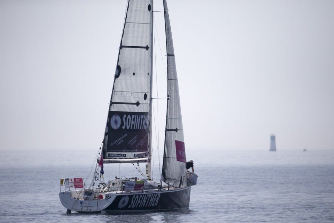 2015, DEPART, ERIC BOMPARD, ETAPE 2, FIGARO, SOLITAIRE DU FIGARO 2015, VOILE