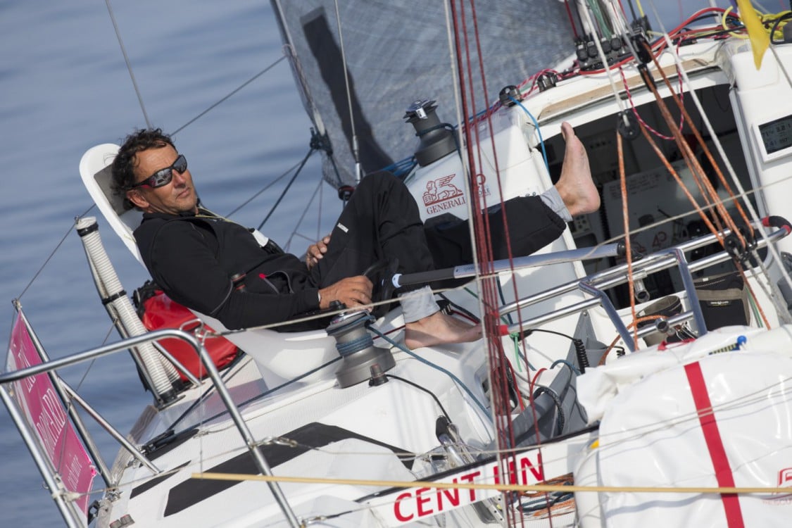 2015, ALAIN GAUTIER, ERIC BOMPARD, ETAPE 3, FIGARO, GENERALI, SOLITAIRE DU FIGARO 2015, VOILE