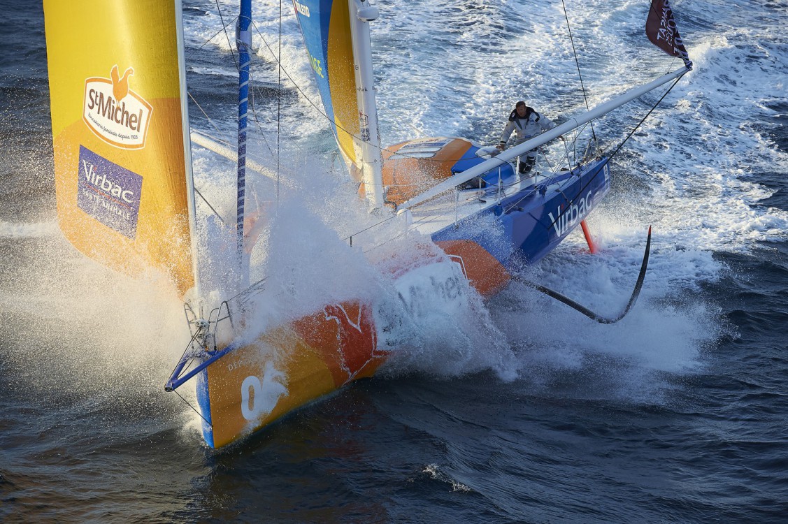 JEAN-PIERRE DICK, ST MICHEL-VIRBAC, IMOCA, FABIEN DELAHAYE, MONOCOQUE