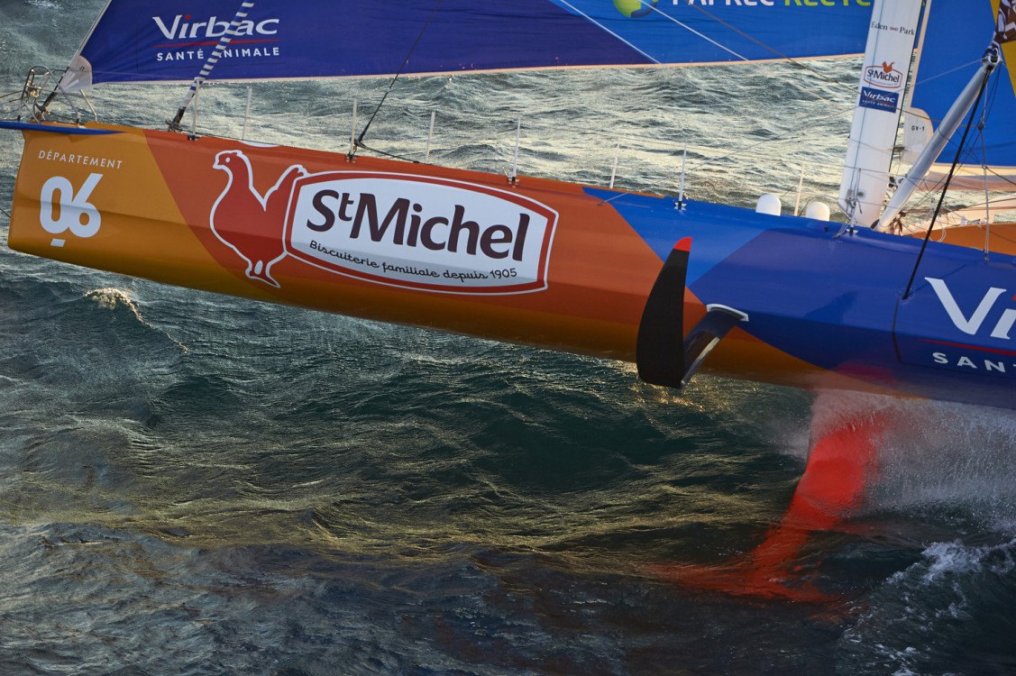 JEAN-PIERRE DICK, ST MICHEL-VIRBAC, IMOCA, FABIEN DELAHAYE, MONOCOQUE