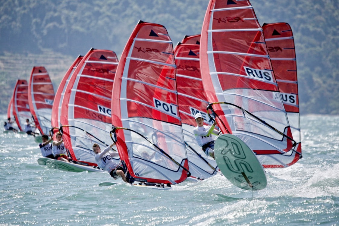 Emerging Nation Program, ISAF Sailing World Cup, Kedah, Langkawi, Olympic class, Youth Sailing World Championships, archipelago, athlets, crew, dinghy, fun, island, liquid, ocean, outdoor, physical, regatta, sailing, sport, tactic, team work, water, wind, yachting, Andaman Sea, ISAF, International Sailing Federation, Kuah, Malaysia, Sailing World, action, athletic, colour, design, fleet, horizontal, islands, mast, one design, performance, propulsion, sail, sea, sunny, team, training, weather, yacht, youth