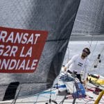 2016, ARRIVEE, ERWAN TABARLY, FIGARO, GEDIMAT, SAINT BARTHELEMY, THIERRY CHABAGNY, TRANSAT AG2R LA MONDIALE, VOILE