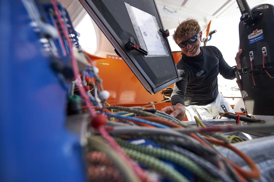 120416, ENTRAINEMENT, PETIT TEMPS, JEAN PIERRE DICK, MONOCOQUE, ST MICHEL, VIRBAC, VOILE, VENDEE GLOBE, 2016