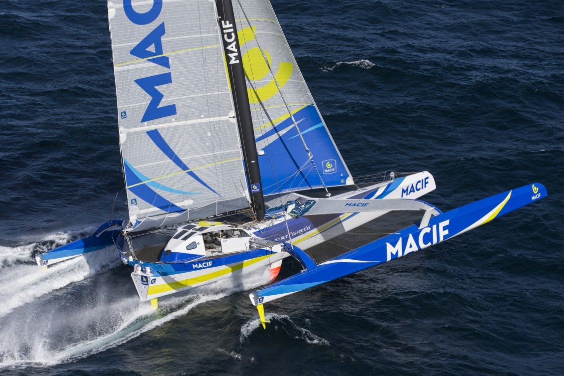 voile, mars, action, aerien, helico, aerial, trimaran, multicoques, multihull