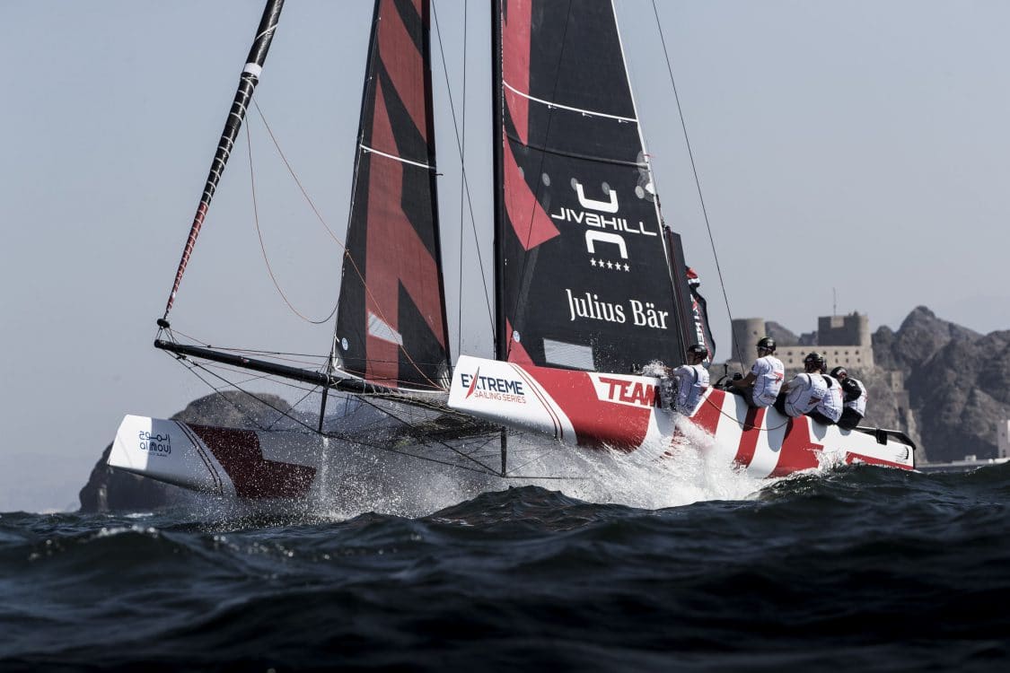 The Extreme Sailing Series, Sailing, Multihull, Foiling, GC32, Catamaran, Oman, Sultanate of Oman, Mutrah