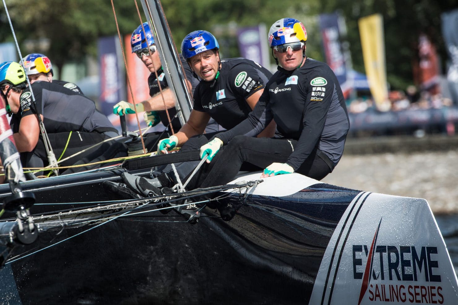 Cardiff, Day2, ESS, Extreme Sailing Series, GC32, Red Bull Sailing Team, Vincent Curutchet