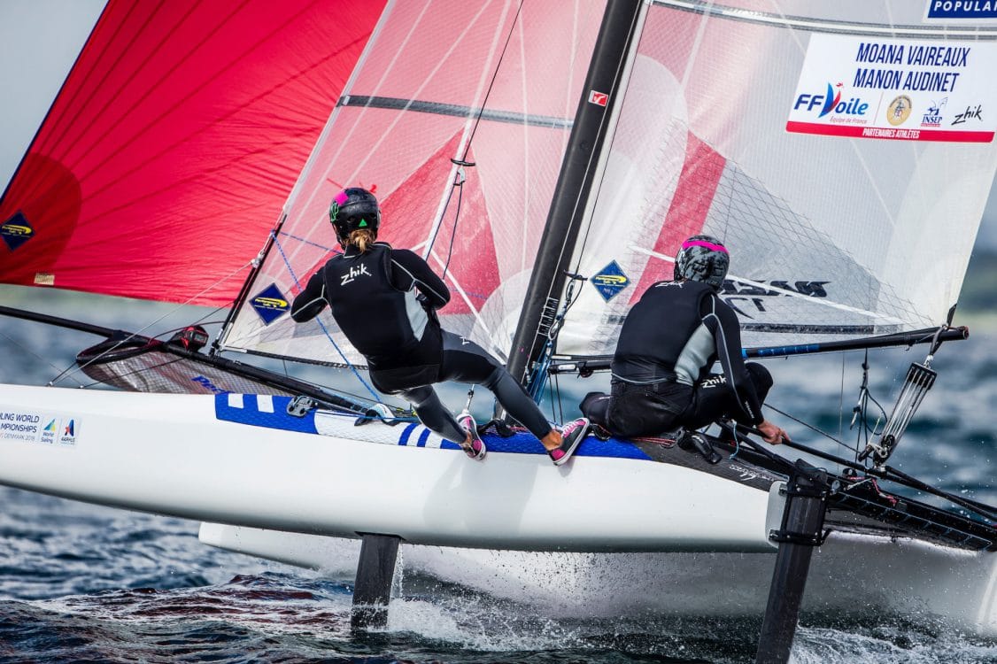 Aarhus, Aarhus Sailing Week, Classes, FRA 285 Moana Vaireaux Manon Audinet, Nacra 17, olympic classes, olympic sailing