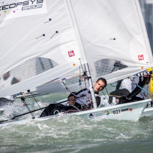 27 FRA 213607 Loïc Queyroux (M) Laser, Classes, Laser, Olympic Sailing, Sailing Energy, World Cup Series Miami, World Sailing