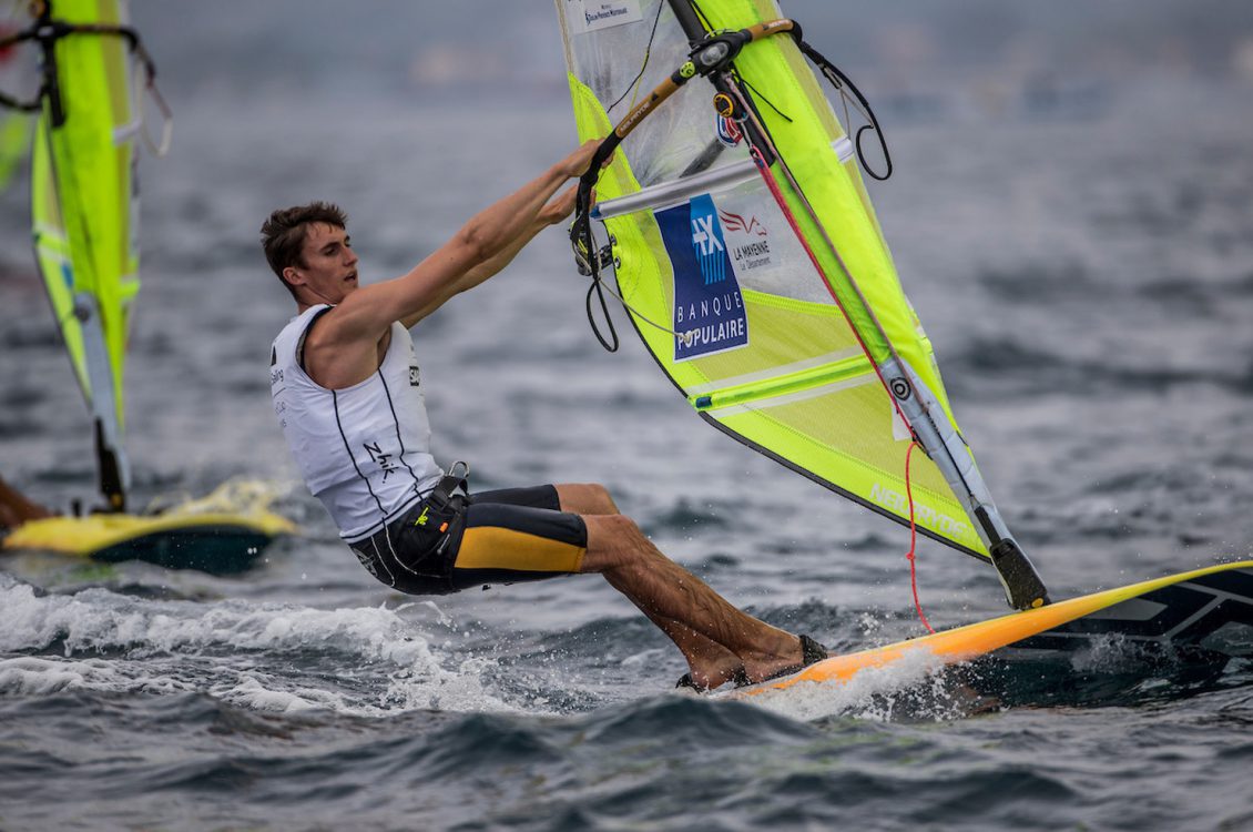 CLASSES, FRA 7 Adrien Mestre (M) RS:X Men, Olympic Sailing, RSX men, Sailing Energy, World Cup Series Hyeres, World Sailing